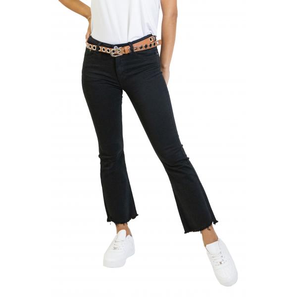 Pantalone sfrangiato alla caviglia "Clara"